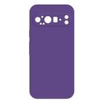 For Google Pixel 9 Pro Imitation Liquid Silicone Phone Case(Dark Purple)
