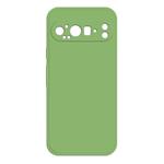 For Google Pixel 9 Pro Imitation Liquid Silicone Phone Case(Matcha Green)