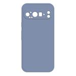 For Google Pixel 9 Pro Imitation Liquid Silicone Phone Case(Grey)