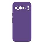 For Google Pixel 9 Pro XL Imitation Liquid Silicone Phone Case(Dark Purple)