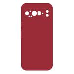 For Google Pixel 9 Pro XL Imitation Liquid Silicone Phone Case(Dark Red)