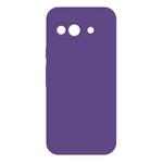 For Google Pixel 9a Imitation Liquid Silicone Phone Case(Dark Purple)