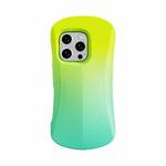 For iPhone 16 YOYOISLES Ocean Series EVA Curved Phone Case(Yellow Green)