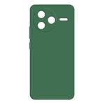 For Redmi K80 Imitation Liquid Silicone Phone Case(Dark Green)