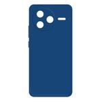 For Redmi K80 Imitation Liquid Silicone Phone Case(Blue)