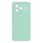 For Redmi K80 Imitation Liquid Silicone Phone Case(Light Cyan)