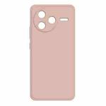 For Redmi K80 Imitation Liquid Silicone Phone Case(Pink)