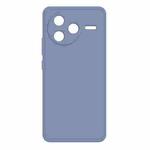 For Redmi K80 Imitation Liquid Silicone Phone Case(Grey)