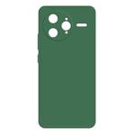 For Redmi K80 Pro Imitation Liquid Silicone Phone Case(Dark Green)