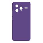 For Redmi K80 Pro Imitation Liquid Silicone Phone Case(Dark Purple)