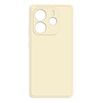 For Redmi Note 14 5G Imitation Liquid Silicone Phone Case(White)