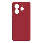 For Redmi Note 14 5G Imitation Liquid Silicone Phone Case(Dark Red)