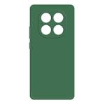 For Redmi Note 14 Pro 4G Imitation Liquid Silicone Phone Case(Dark Green)