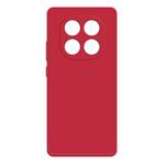 For Redmi Note 14 Pro 4G Imitation Liquid Silicone Phone Case(Red)