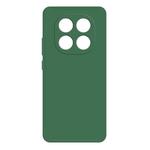 For Redmi Note 14 Pro+ 5G Imitation Liquid Silicone Phone Case(Dark Green)