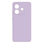 For Redmi Note 14 4G 163.25mm Imitation Liquid Silicone Phone Case(Purple)