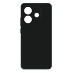 For Redmi Note 14 4G 163.25mm Imitation Liquid Silicone Phone Case(Black)
