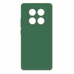 For Redmi Note 14 Pro 5G Imitation Liquid Silicone Phone Case(Dark Green)