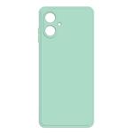 For Samsung Galaxy A06 4G / 5G Imitation Liquid Silicone Phone Case(Light Cyan)