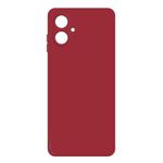 For Samsung Galaxy A06 4G / 5G Imitation Liquid Silicone Phone Case(Dark Red)
