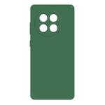 For OnePlus 13R Imitation Liquid Silicone Phone Case(Dark Green)