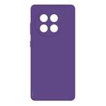For OnePlus 13R Imitation Liquid Silicone Phone Case(Dark Purple)