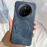 For Huawei Mate 70 Denim MagSafe Magnetic PC + PU Phone Case(Dark Blue)