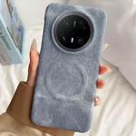 For Huawei Mate 70 Pro Denim MagSafe Magnetic PC + PU Phone Case(Grayish Blue)