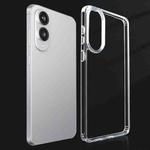 For Samsung Galaxy S25 Edge 5G Crystal TPU + PC Airbag Shockproof Phone Case(Transparent)