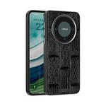 For Huawei Mate 60 ABEEL Beast Pattern 6D Micro-Embossed MagSafe Genuine Leather Phone Case(Black)