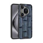 For Huawei Pura 70 Pro / 70 Pro+ ABEEL Beast Pattern 6D Micro-Embossed MagSafe Genuine Leather Phone Case(Blue)