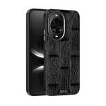 For Huawei nova 14 ABEEL Beast Pattern 6D Micro-Embossed MagSafe Genuine Leather Phone Case(Black)