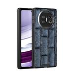 For Huawei Mate X5 ABEEL Beast Pattern 6D Micro-Embossed MagSafe Genuine Leather Phone Case(Blue)
