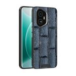 For Honor 300 ABEEL Beast Pattern 6D Micro-Embossed MagSafe Genuine Leather Phone Case(Blue)