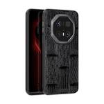 For Huawei Mate 70 RS Ultimate ABEEL Beast Pattern 6D Micro-Embossed Genuine Leather Phone Case(Black)