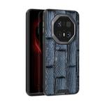 For Huawei Mate 70 RS Ultimate ABEEL Beast Pattern 6D Micro-Embossed Genuine Leather Phone Case(Blue)