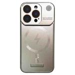 For iPhone 16 Pro Frameless Aromatherapy MagSafe Magnetic PC Phone Case(Titanium Grey)