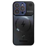 For iPhone 13 Pro Frameless Aromatherapy MagSafe Magnetic PC Phone Case(Black)