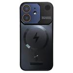 For iPhone 11 Frameless Aromatherapy MagSafe Magnetic PC Phone Case(Black)