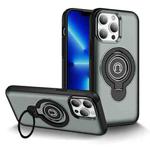 For iPhone 13 Pro Ring Holder Magnetic Phone Case(Grey)