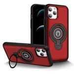For iPhone 12 Pro Ring Holder Magnetic Phone Case(Red)