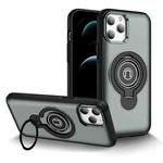 For iPhone 12 Pro Max Ring Holder Magnetic Phone Case(Grey)