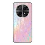 For OPPO A5 Pro China Dazzling Acrylic Shockproof Phone Case(Pink)