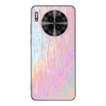 For Huawei Mate 30 Dazzling Acrylic Shockproof Phone Case(Pink)