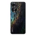 For Honor V40 Lite Dazzling Acrylic Shockproof Phone Case(Black)