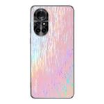 For Honor V40 Lite Dazzling Acrylic Shockproof Phone Case(Pink)