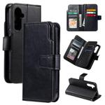 For Samsung Galaxy S25+ 5G Tri-Fold 9-Card Wallets Leather Phone Case(Black)