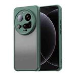 For Xiaomi 15 Ultra Fan Dun Series TPU Hybrid PC Frosted Phone Case(Green)