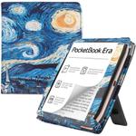 For Pocketbook Era PB700 Painted Leather Hand Rest Holder Smart Tablet Case(Starry Sky)