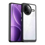For Xiaomi Poco F7 Ultra Colorful Series Acrylic Hybrid TPU Phone Case(Black)